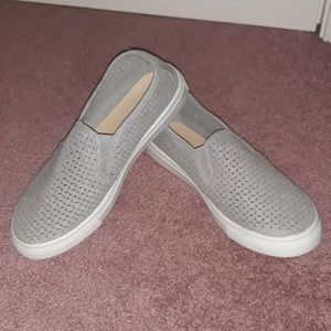 Light Gray Slip-On Sneakers